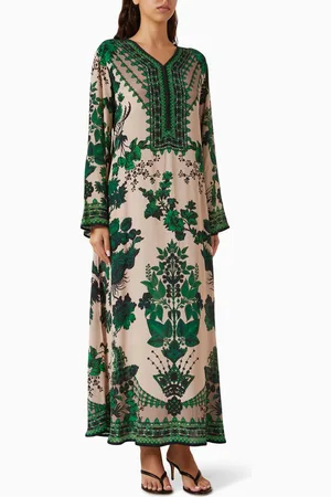 Rajdeep Ranawat Chantelle Printed Kaftan in Bemberg Crepe