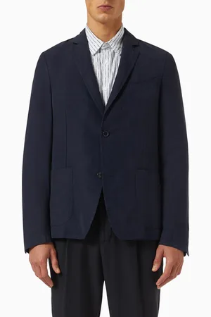 OFFICINE GENERALE Nehemiah Blazer in Twill