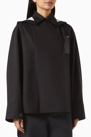 Loewe Hooded Parka Jacket in Cotton