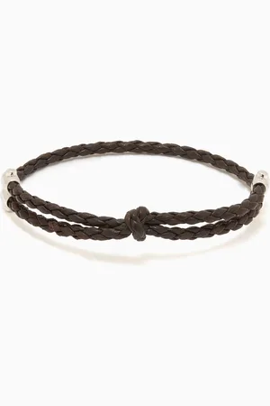 Bottega Veneta Braided Bracelet in Nappa Leather