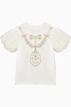 RASPBERRY PLUM Josephine Puff-sleeve T-shirt in Jersey