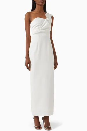 Elle Zeitoune Gemma One-shoulder Dress