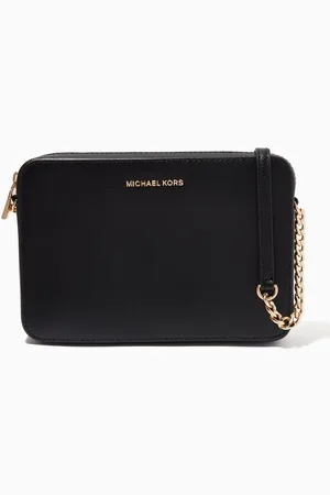 Michael Kors Large Jet Set Crossbody Bag in Saffiano Leather