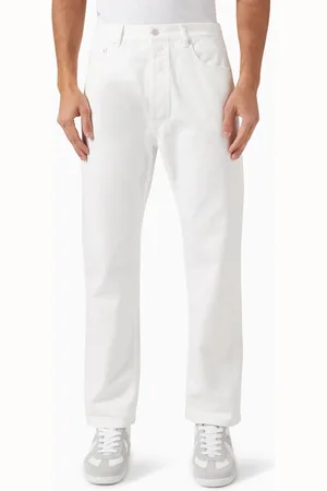 OFFICINE GENERALE Straight-leg Jeans in Vintage Denim