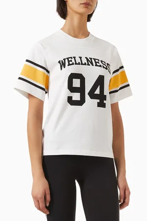 Sporty & Rich Wellness 94 Rugby T-shirt in Cotton