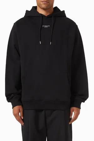 Drôle de Monsieur Le Hoodie Slogan Classique in Cotton