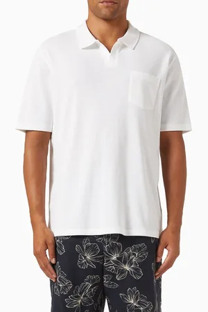 Vince Johnny Polo T-shirt in Mesh-knit