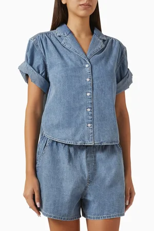 VERONICA BEARD Ilene Shirt in Denim