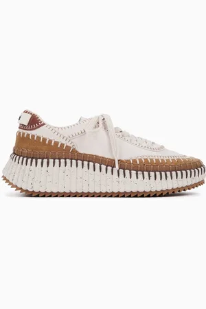 Chloé Nama Sneakers in Suede Calfskin