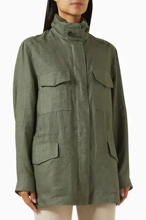 Loro Piana Traveller Hooded Jacket in Linen