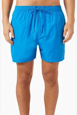 Calvin Klein Medium Drawstring Swim Shorts in Recycled Polyester