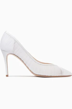 ANDREA WAZEN Nora 85 Pumps in Tulle & Satin