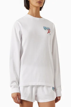 Sporty & Rich LA Marathon T-shirt in Cotton