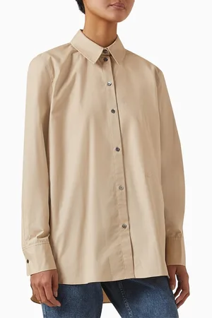 Karl Lagerfeld Signature Tunic Shirt in Organic Cotton