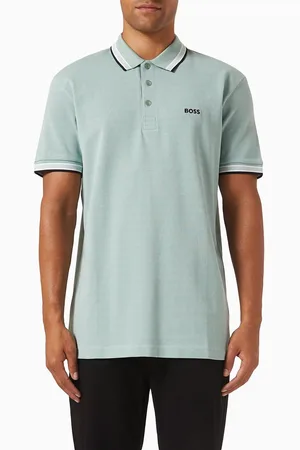 HUGO BOSS Paddy Striped Polo Shirt in Cotton-piqué