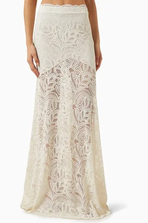 ALEXANDRA MIRO Juniper Maxi Skirt in Vintage Lace