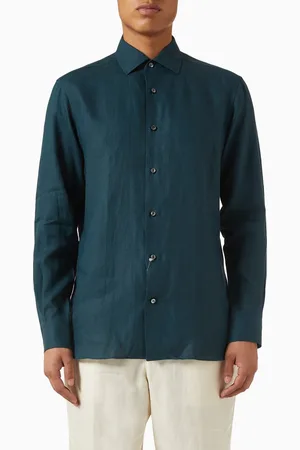 Ermenegildo Zegna Oasi Lino Shirt in Linen