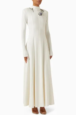 NAFSIKA SKOURTI Lulu Crystal-tulip Dress in Jersey