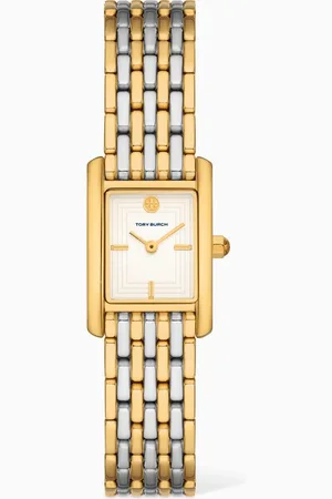 Tory Burch Eleanor Stainless Steel Quartz Watch, 19mm x 36mm