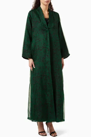 Hessa Falasi Floral-print Abaya
