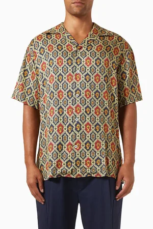 Drôle de Monsieur La Chemise Ornements Shirt in Viscose