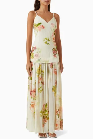 Hemant & Nandita Aiva Floral-print Dress in Viscose