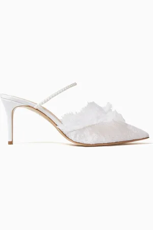 ANDREA WAZEN Franca 75 Mules in Lace