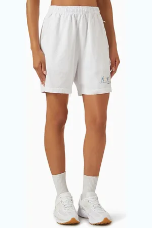Sporty & Rich NY 94 Gym Shorts in Cotton