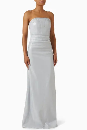 NAFSIKA SKOURTI Dima Sequin-embellished Gown