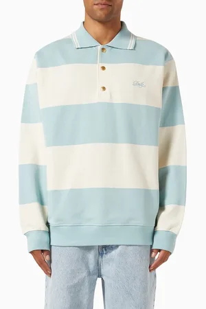 Drôle de Monsieur Le Polo Drôle Rayé Shirt in Cotton