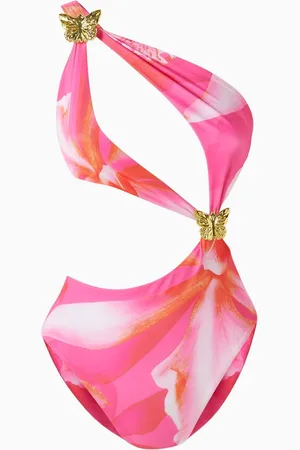 Cin Cin Orbit Butterfly Cut-out One-piece Swimsuit
