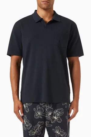 Vince Johnny Polo T-shirt in Mesh-knit