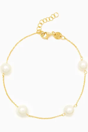 Damas Kiku Pearl Bracelet in 18kt Gold
