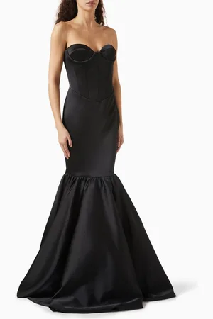 Ilkyaz Ozel Inara Strapless Gown