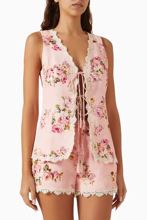 Hemant & Nandita Niva Tie-front Vest