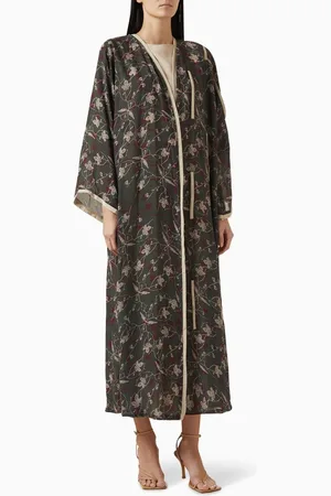 Elna Line Printed 3-piece Abaya Set