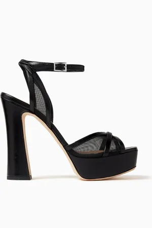 MALONE SOULIERS Sylvie 125 Platform Sandals in Mesh & Nappa