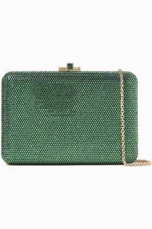 Judith Leiber Slim Slide Embellished Clutch