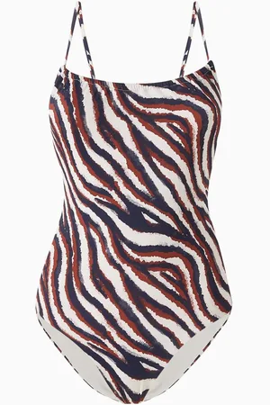 MANEBI Zebra-print One-piece Swimsuit