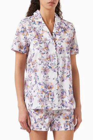 DEREK ROSE Ledbury Pyjama Shorts Set in Cotton
