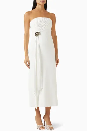 Acler Whitnell Draped Midi Dress