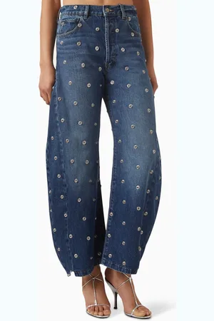 A.W.A.K.E. MODE Studded Jeans in Denim
