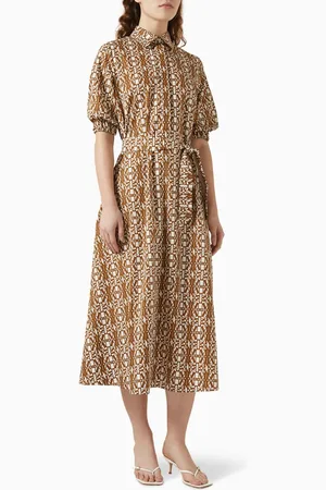 Max Mara Luxgi Midi Dress in Cotton
