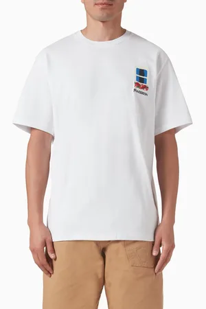 J.W.Anderson Window Embroidered T-shirt in Cotton Jersey