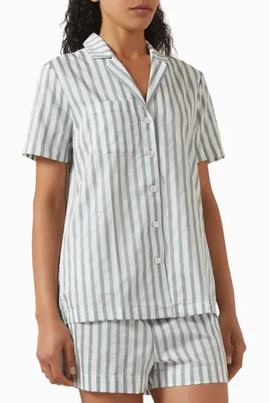 DEREK ROSE Capri Pyjama Shorts Pants in Cotton