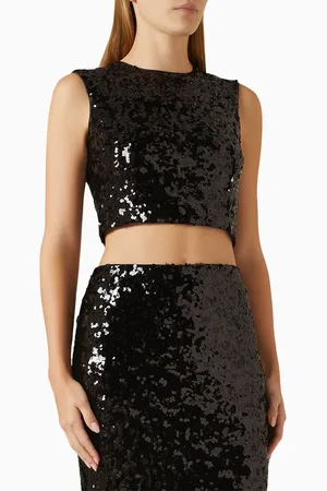 Dolce & Gabbana Sequinned Crop Top