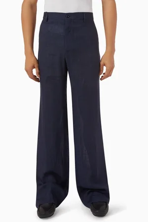 Dolce & Gabbana Wide-leg Trousers in Linen