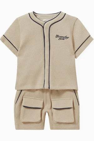 Givenchy T-shirt & Shorts Set in Honeycomb Cotton