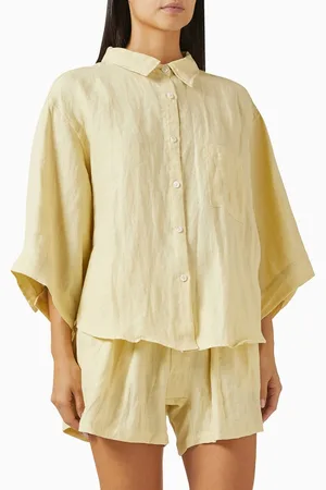Deiji Studios 03 Shirt & Shorts Set in Linen