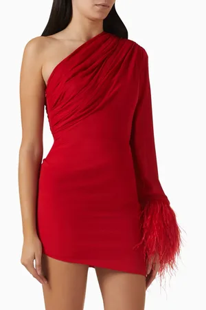 Bronx and Banco Fire Mini Dress in Crepe